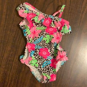 🍀4/$20 - Koala Kids FUN Monokini cheetah and floral print